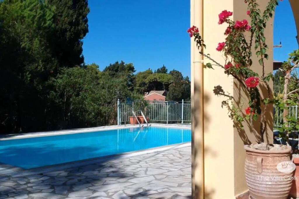 Gastouri Villa Pascalia With Heated Pool In October And Views Achílleion Extérieur photo